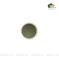 Bộ văn phòng phẩm gỗ sơn mài xanh ngọc kẻ sọc nổi