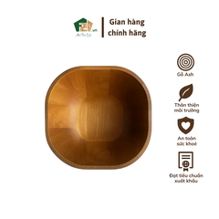 Tô Vuông Bo Góc Gỗ Ash