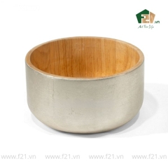 Tô tròn gỗ tự nhiên đựng thực phẩm
