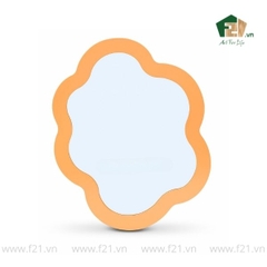Gương hoa treo tường sơn mài dạng uốn lượn bất đối xứng