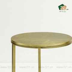 Bộ bàn lồng tròn dát bạc
