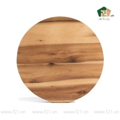 Giá đỡ bánh hình tròn viền lượn sóng gỗ tự nhiên