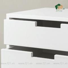 Bàn phụ chữ nhật có ngăn kéo khoét tay cầm