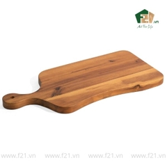 Thớt chữ nhật gỗ tự nhiên kiểu dáng bất đối xứng