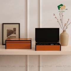 Hộp đựng chữ nhật sơn mài