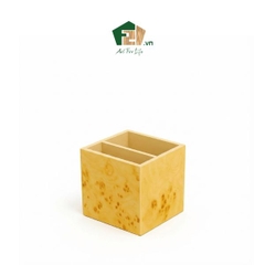 Bộ văn phòng phẩm vân burl độc đáo sang trọng