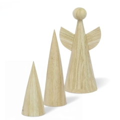 Bộ tượng gỗ cao su Giáng sinh