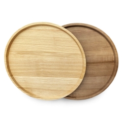 Đĩa Gỗ tràm Hình Tròn Vành Cao