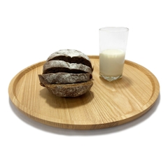 Đĩa Gỗ tràm Hình Tròn Vành Cao