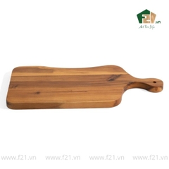 Thớt chữ nhật gỗ tự nhiên kiểu dáng bất đối xứng