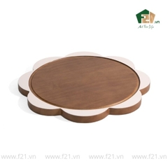 Thớt hình bông hoa gỗ tự nhiên