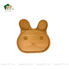 Đĩa Gỗ Hình Gấu