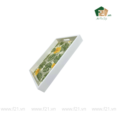 Khay chữ nhật sơn mài