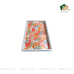 Khay chữ nhật sơn mài