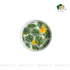 Khay tròn sơn mài