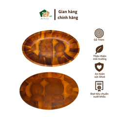 Tô oval gỗ tràm