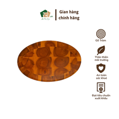 Tô oval gỗ tràm