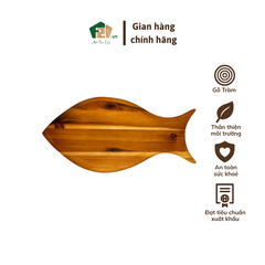 Đĩa hình cá gỗ tràm