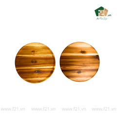 Đĩa tròn gỗ tràm