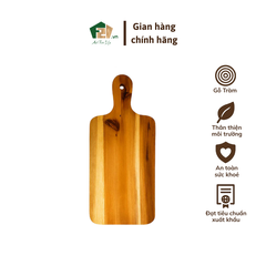Thớt chữ nhật có tay cầm gỗ tràm