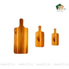 Thớt chữ nhật có tay cầm gỗ tràm
