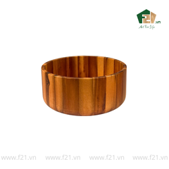 Tô tròn thành đứng gỗ tự nhiên vân sóng độc bản