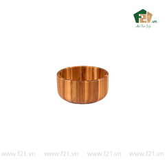 Tô tròn thành đứng gỗ tự nhiên vân sóng độc bản