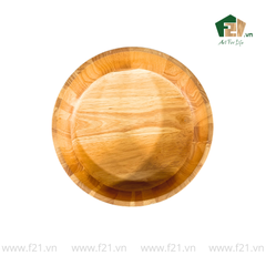 Tô tròn thành đứng gỗ tự nhiên vân sóng độc bản