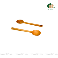 Bộ 2 muỗng nĩa gỗ tự nhiên size đại