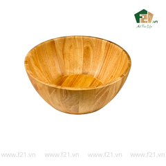 Tô tròn thành vát gỗ tự nhiên vân sóng độc bản