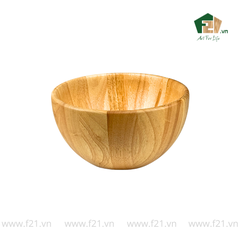 Tô tròn thành bầu gỗ tự nhiên vân sóng độc bản