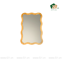 Gương treo gỗ lượn sóng thiết kế cách điệu tinh tế