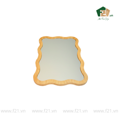 Gương treo gỗ lượn sóng thiết kế cách điệu tinh tế