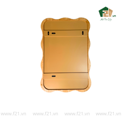 Gương treo gỗ lượn sóng thiết kế cách điệu tinh tế