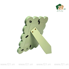 Khung hình chữ nhật gỗ viền lượn sóng mềm mại
