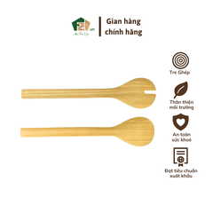 Muỗng nĩa tre bộ 2