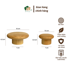 Nút treo tường gỗ tần bì
