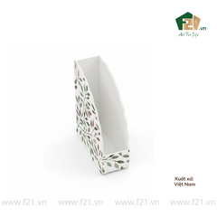 Bộ văn phòng phẩm gỗ sơn mài lá nguyệt quế cách điệu