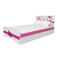 Giường Đơn Trẻ Em Gấu Pooh In Hello Kitty