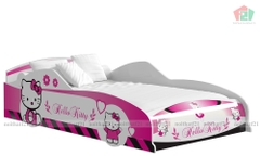 Giường Đơn Trẻ Em Ô tô Số 9 In Hello Kitty
