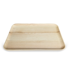 Khay Gỗ Ash Hình Chữ Nhật Bo Góc