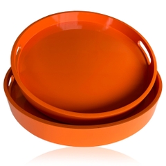 Khay Tròn Sơn Mài