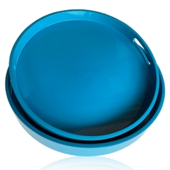 Khay Tròn Sơn Mài