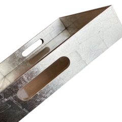 Khay Vuông Dán Bạc Vụn