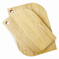 Thớt Gỗ Cao Su Hình Lá