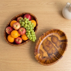 Tô oval gỗ tràm