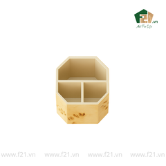 Bộ văn phòng phẩm vân mắt gỗ độc đáo sang trọng