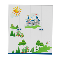 Tủ Quần Áo Trẻ Em Lâu Đài (1m6)