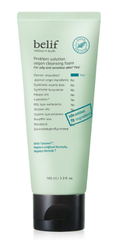 Sữa rửa mặt thuần chay chăm sóc da mụn Belif Problem Solution Vegan Cleansing Foam 100ml