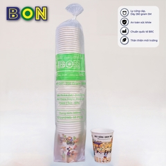 LỐC 50 LY IN TRANH - SÀI GÒN ĐEN ĐÁ 360ML - CÀ PHÊ ĐÁ, NƯỚC UỐNG LẠNH - LY DÀY, ĐẸP, 260 Gram SM - Giá đã gồm HĐ VAT